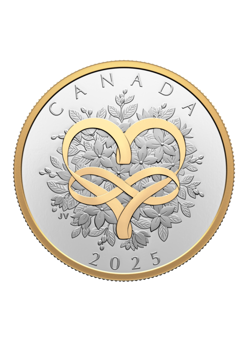 Célébration de l’amour – Pièce de 1 oz en argent fin (2025)