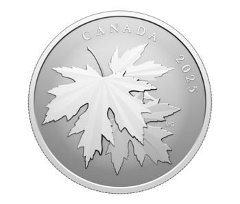 Pièce de 10 $ en argent fin – Étincelantes feuilles d’érable (2025)