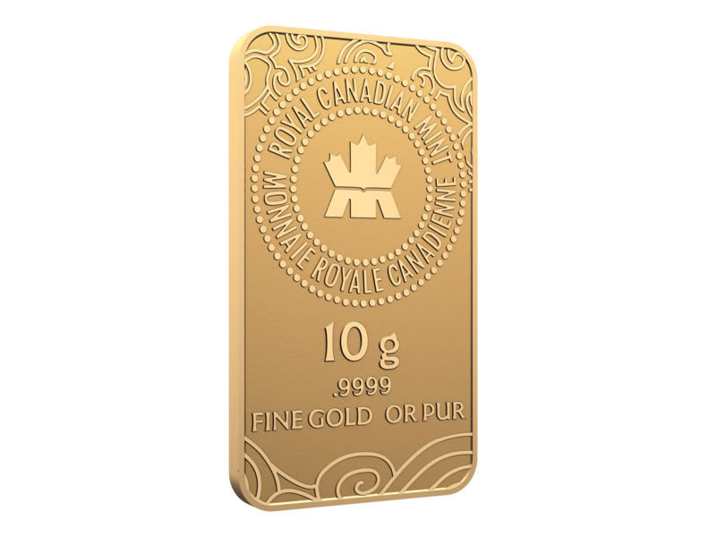 Monnaie Royale Canadienne Lingot de 10 g en or pur à 99,99 % 2025 – Année lunaire du Serpent (produit d’investissement haut de gamme)