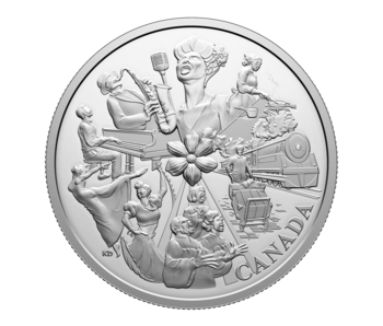 Pièce de 20 $ en argent fin – Commémoration de l’histoire des Noirs : Hogan’s Alley