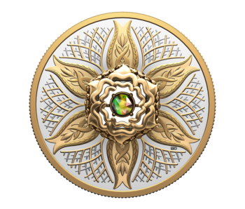 Dancing Ammolite: Elements of Nature - Earth – $20 Fine Silver Coin