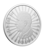 Monnaie Royale Canadienne 2025 The Majestic Polar Bear – 1 oz. $5 99.99% Pure Silver Coin (Premium Bullion)