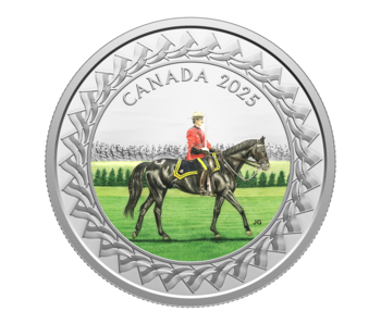 Pièce de 20 $ en argent fin 1oz. 2025 – Le Carrousel de la GRC