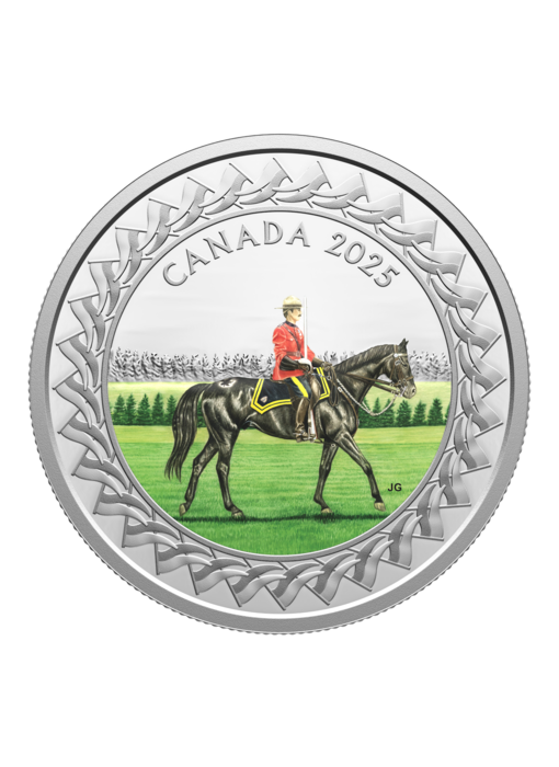 Pièce de 20 $ en argent fin 1oz. 2025 – Le Carrousel de la GRC