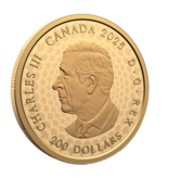 Monnaie Royale Canadienne Great Hunters: Grey Wolf – 1 oz. $200 Pure Gold Ultra High Relief Coin