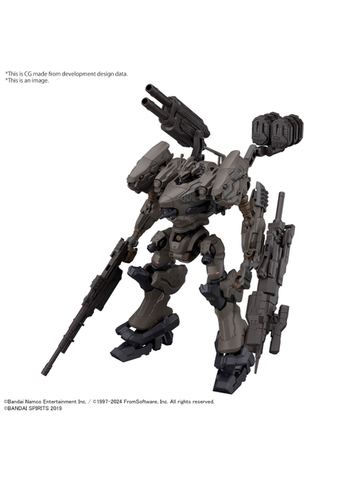 ARMORED CORE VI FIRES OF RUBICON RaD CC-2000 ORBITER NIGHTFALL 30MM Bandai
