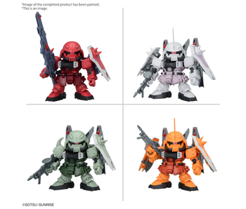 BB SENSHI ZGMF ZAKU SERIES SET Bandai