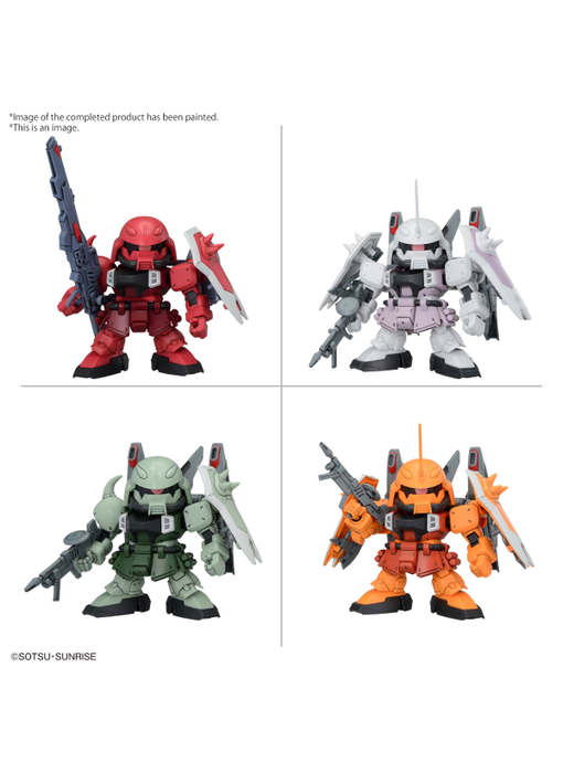BB SENSHI ZGMF ZAKU SERIES SET Bandai