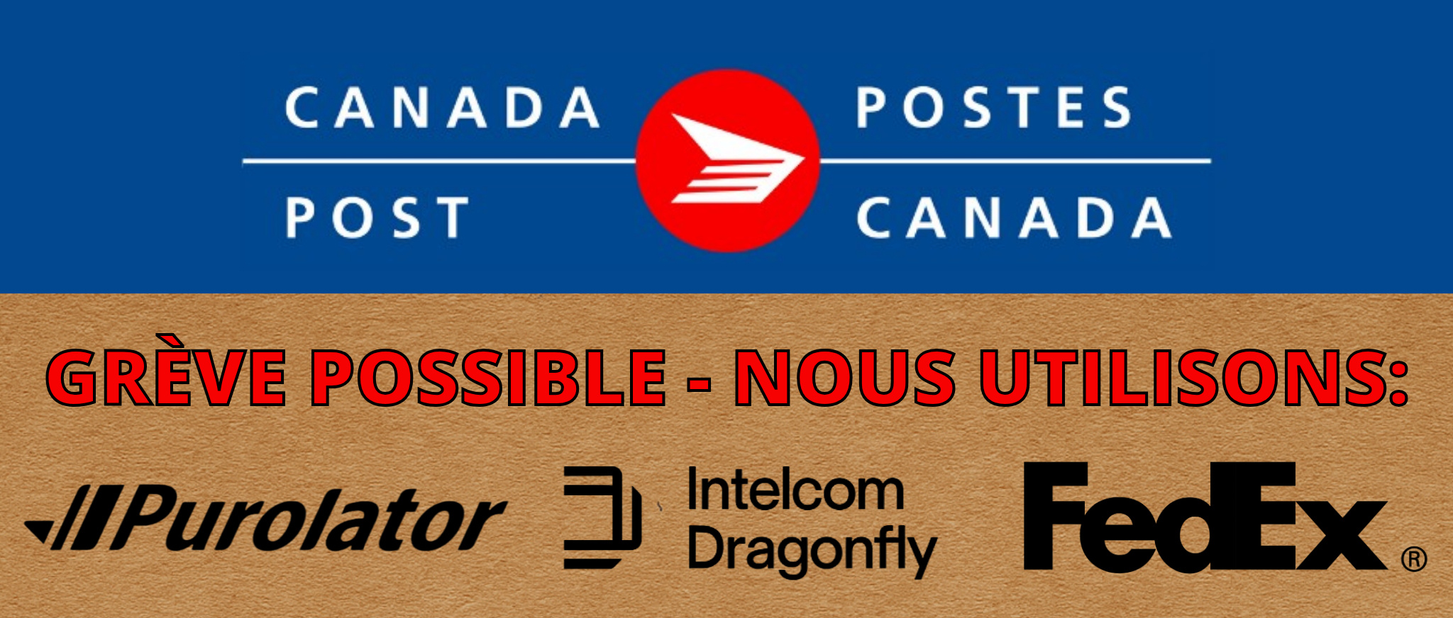 CANADA POST GRÈVE POTENTIEL