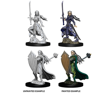 D&D Unpainted Minis Wv9 Female Elf Paladin