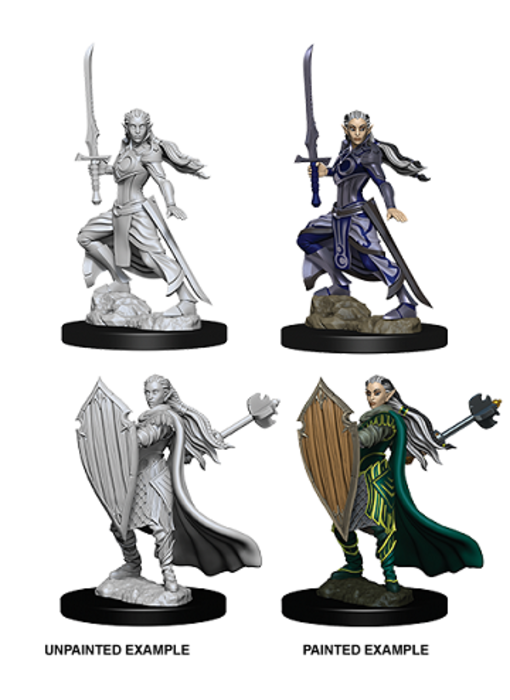 D&D Unpainted Minis Wv9 Female Elf Paladin
