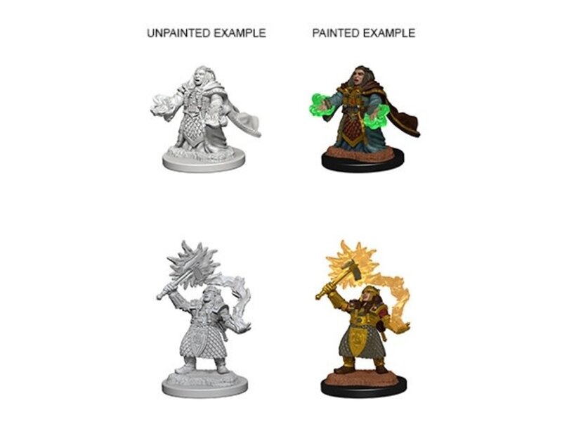 Wizkids D&D Unpainted Minis Wv4 Dwarf Female Cleric