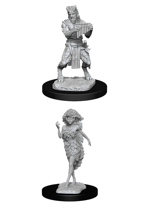 D&D Unpainted Minis Wv11 Satyr And Dryad