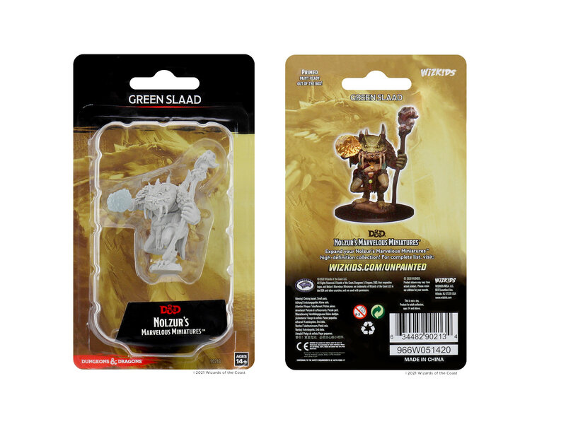 Wizkids D&D Unpainted Minis Wv12.5 Green Slaad
