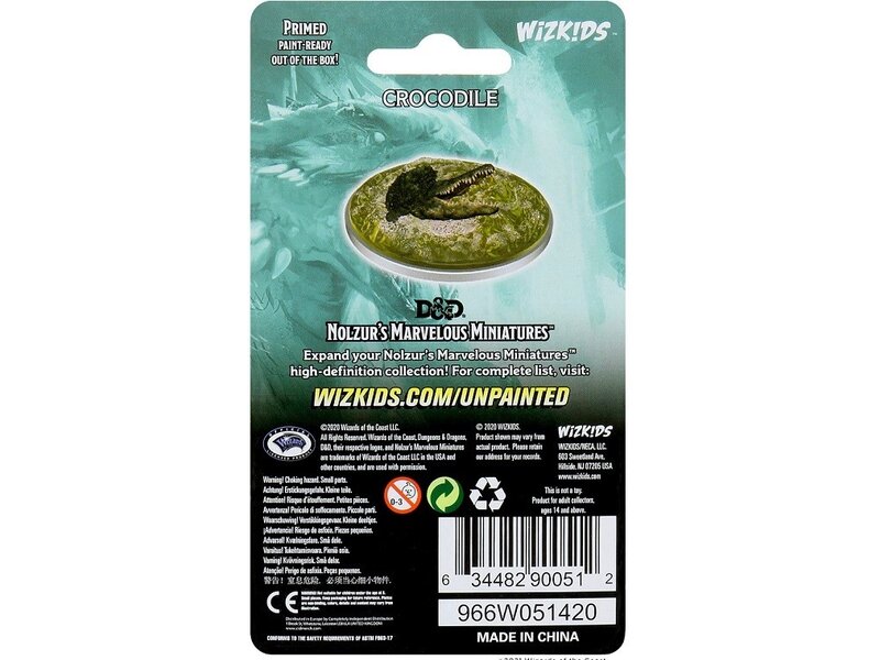 Wizkids D&D Unpainted Minis Wv11 Crocodile
