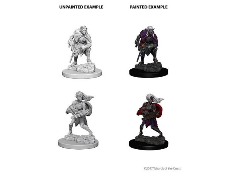 Wizkids D&D Unpainted Minis Wv4 Drow