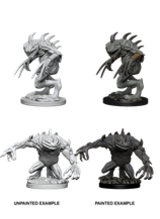 D&D Unpainted Minis Wv5 Grey Slaad & Death Slaad