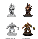 Wizkids D&D Unpainted Minis Wv6 Male Dwarf Barbarian