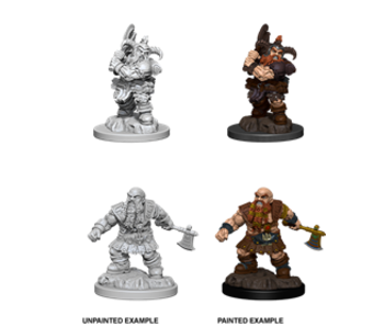 D&D Unpainted Minis Wv6 Male Dwarf Barbarian