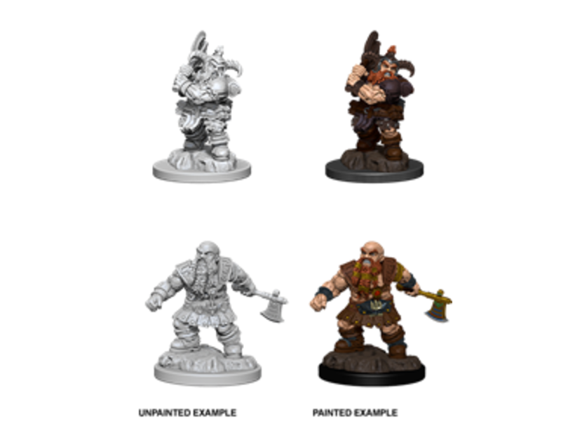 Wizkids D&D Unpainted Minis Wv6 Male Dwarf Barbarian