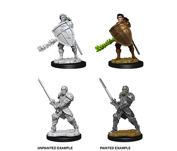 D&D Unpainted Minis Wv8 Male Human Fighter