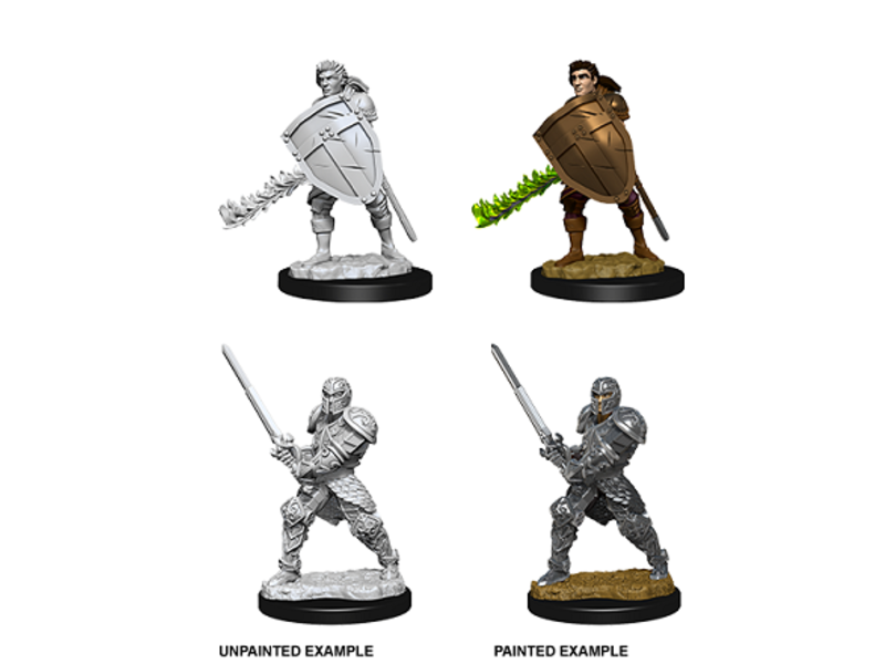 Wizkids D&D Unpainted Minis Wv8 Male Human Fighter