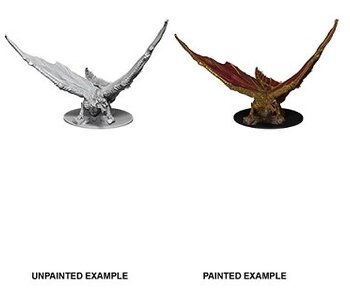 D&D Unpainted Minis Wv9 Young Brass Dragon