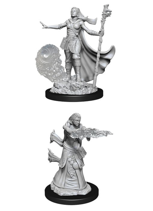 D&D Unpainted Minis Wv11 Female Human Wizard