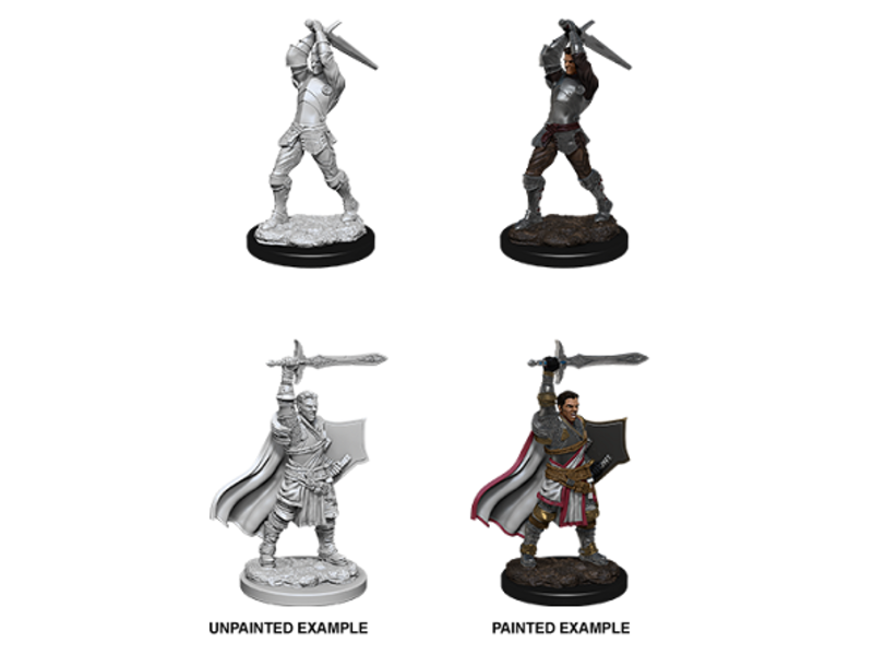 Wizkids D&D Unpainted Minis Wv12 Male Human Paladin