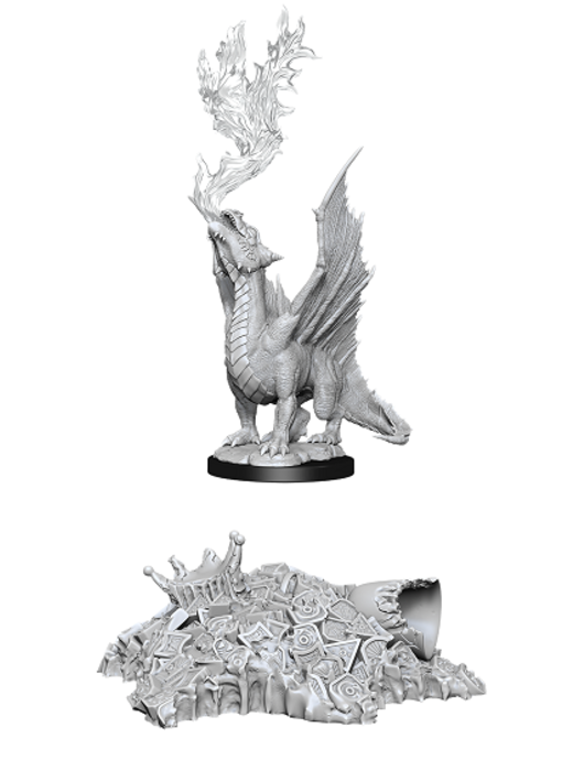 D&D Unpainted Minis Wv11 Gold Dragon Wyrmling