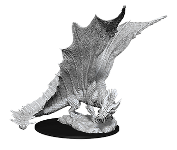 D&D Unpainted Minis Wv11 Young Gold Dragon