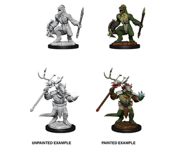 D&D Unpainted Minis Wv12 Lizardfolk And Shaman