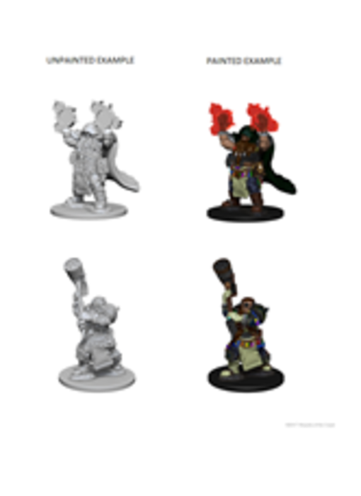 D&D Unpainted Minis Wv2 Dwarf Male Cleric