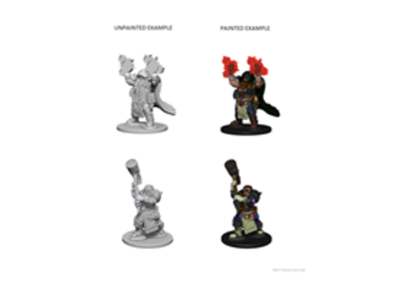 Wizkids D&D Unpainted Minis Wv2 Dwarf Male Cleric