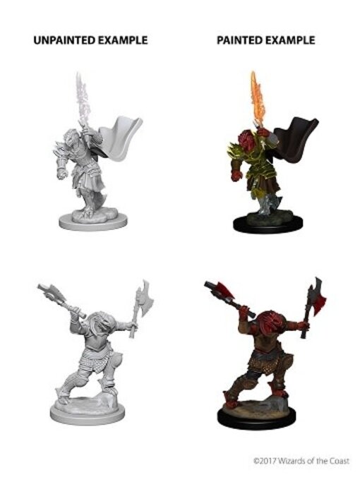 D&D Unpainted Minis Wv4 Dragonborn Female Fighter