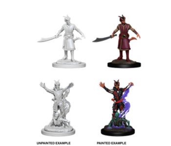 D&D Unpainted Minis Wv6 Male Tiefling Warlock