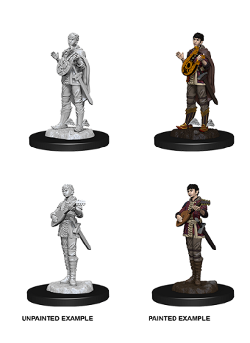 D&D Unpainted Minis Wv7 Female Half-elf Bard