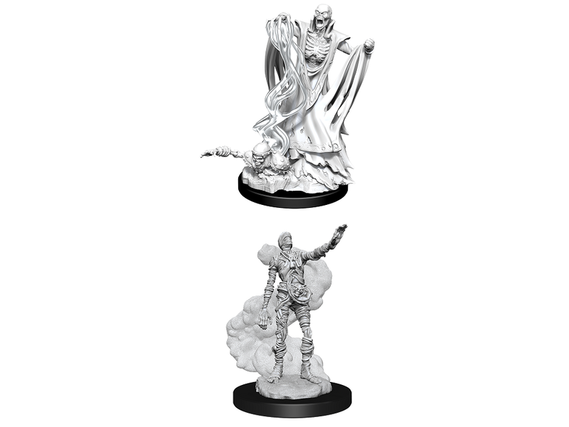 Wizkids D&D Unpainted Minis Wv11 Lich And Mummy Lord