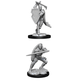 Wizkids D&D Unpainted Minis Wv13 Warforged Fighter Male