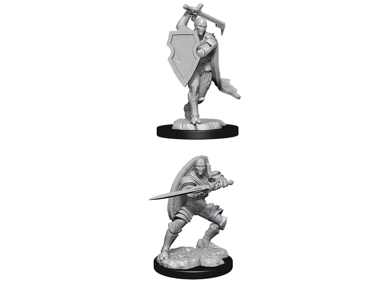 Wizkids D&D Unpainted Minis Wv13 Warforged Fighter Male