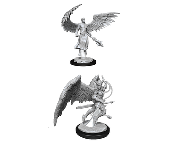 D&D Unpainted Minis Wv13 Deva And Erinyes