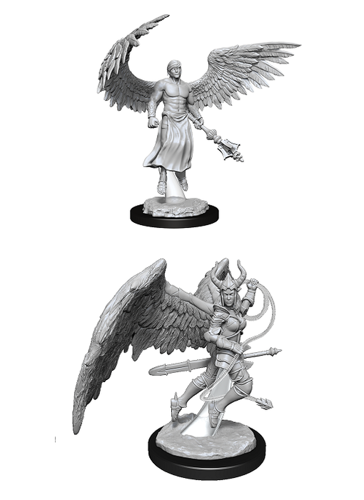 D&D Unpainted Minis Wv13 Deva And Erinyes