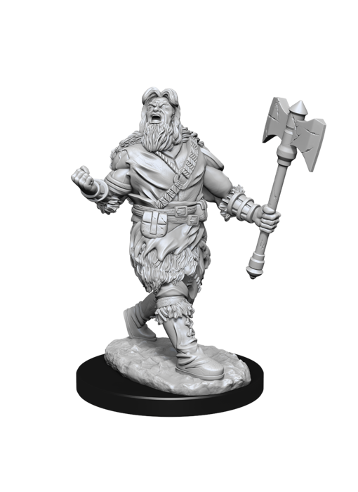 D&D Unpainted Minis Wv14 Human Barbarian Male