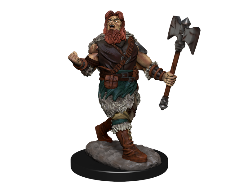 Wizkids D&D Unpainted Minis Wv14 Human Barbarian Male
