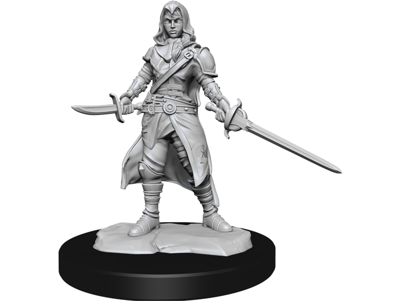 Wizkids D&D Unpainted Minis Wv14 Half-elf Rogue Female