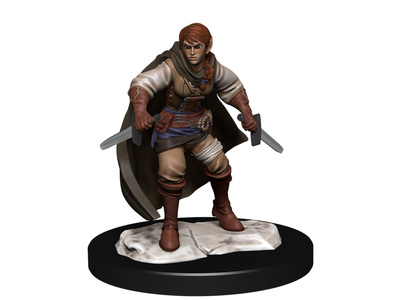 Wizkids D&D Unpainted Minis Wv14 Half-elf Rogue Female