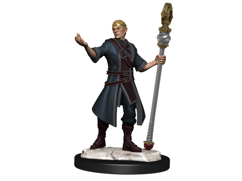Wizkids D&D Unpainted Minis Wv14 Half-elf Wizard Male