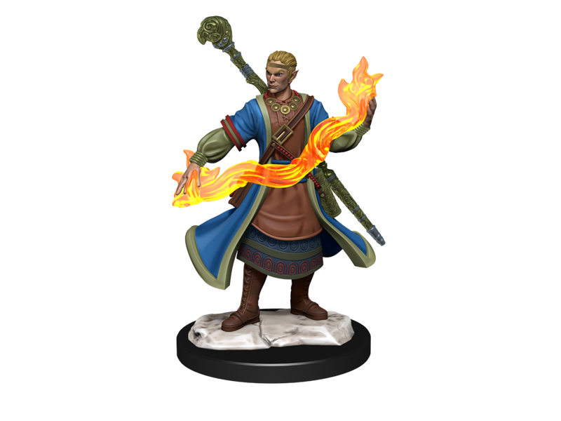 Wizkids D&D Unpainted Minis Wv14 Half-elf Wizard Male