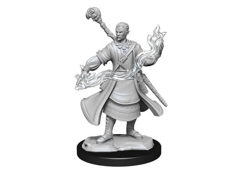 Wizkids D&D Unpainted Minis Wv14 Half-elf Wizard Male