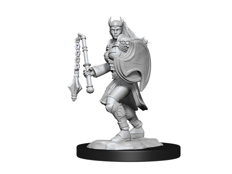 Wizkids D&D Unpainted Minis Wv14 Kalashtar Cleric Female